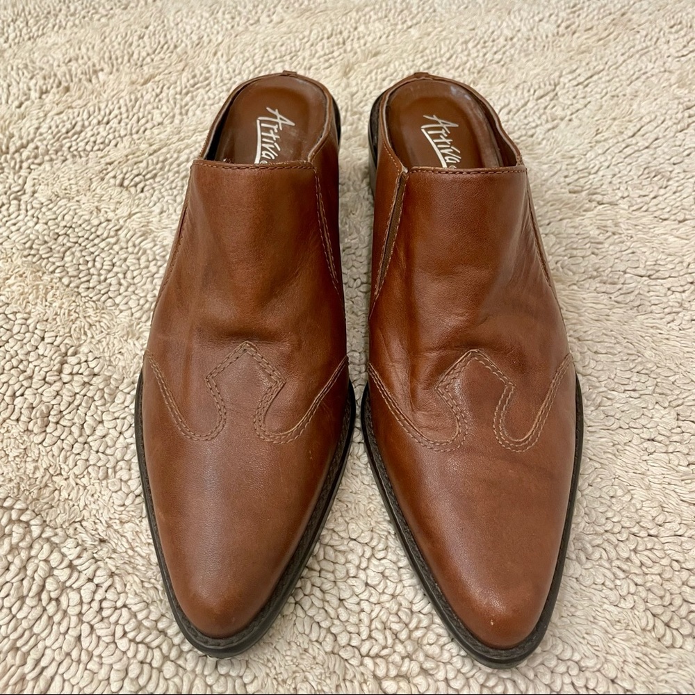 Artiva Leather Mules 9